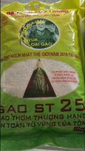 Gạo ST25 LÚA TÔM T1/2026 - Túi 5Kg - QUÀ TẾT - CƠM DẺO THƠM NGỌT - Trực tiếp từ cánh đồng đảm bảo chất lượng 100%