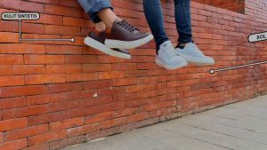 Sepatu Sneakers Kasual Pria Bahan Kulit Working T-15  Size 39-43 Fashion Shoes