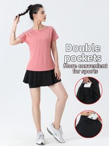 Quick-Dry Sport Shorts Set for Plus Size Women