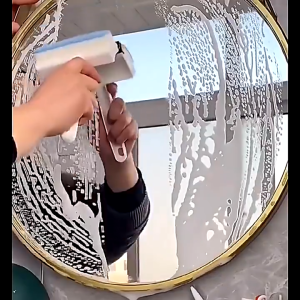 Double Sided Glass Cleaning Sponge Brush Window Glass Wiper Washing Scraper Home Bathroom Toilet Car Clean Tool