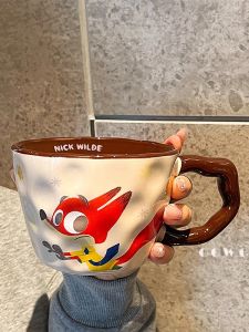 Zootopia Nick & Judy Ceramic Mug for Couples Gift