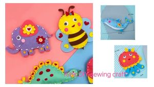 YY. 3pcs/ 4pcs DIY SEWING CRAFT/Kids sewing kit craft/Educational Sewing Set