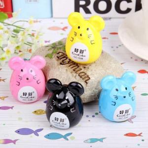 1 Pcs Cute Funny Emoji Poop Pencil Sharpener School Students Favoriate Mini Double Hole Pencil