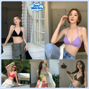 HALO Bra ส่งไวจากไทยบิกินี่เซ็กซี่ เสื้อสายเดี่ยวคล้องคอ บิกินี่ท็อป เปลือยหลัง สามารถใส่ได้ทั้งภายในและภายนอก ทันสมัยมาก