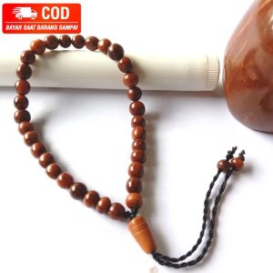 gelang tasbih 33 kayu kaoka jaminan asli tenggelam di air