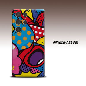 Pop Art Graffiti For Samsung Galaxy S26 S25 S24 A56 A36 Dual Layer Luxury Fashion Full Lens Protective Case