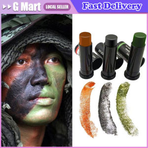 Face Bionics Camouflage Paint Army Fans Special-Purpose Three Color Oil Suit CS Field Combat Military Camping Equipment Tools