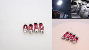 KEVANLY | 4pcs C5W LED CSP 1860 Signal Lamp Canbus Bulb 31mm 41mm Festoon Light C10W LED Auto Interior Reading Dome Light