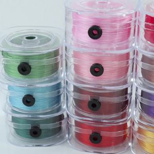 Dây Thun Nhiều Màu 90M/cuộn Đường Kính 0.8mm Chất Liệu TPU Dùng Làm Vòng Tay Vòng Cổ Trang Sức Tự Làm
