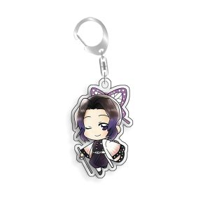Bandai | For Demon Slayer Kokushibo Douma Tomioka Giyuu Rengoku Kyojuro Acrylic Selfmade Cartoon Anime Keychain Pendant Toy Gift 5cm