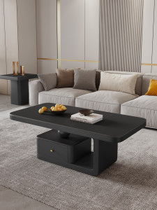 MINGZUO | Modern Minimalist Compact Living Room Marble-Top Coffee Table