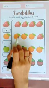 Edukasi Anak / Berhitung / Penjumlahan Pengurangan Perkalian dan Pembagian / Woksheet / Printable / anak PAUD TK SD  / Murah