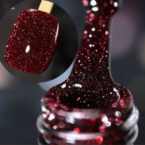 Sơn gel móng tay Flash đỏ và Flash đen Vendeeni 15ml - Màu sơn siêu hot