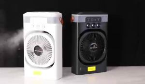 Quạt USB Làm Mát Mùa Hè 3 Trong 1 Tích Hợp Đèn Ngủ LED Di Động Và Máy Tạo Độ Ẩm Dùng Cho Nhà Và Văn Phòng Quạt Bàn Điện Với Các Chế Độ Gió Tự Nhiên Và Gió Ngủ Ngon.