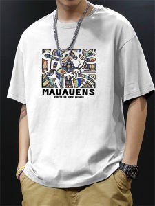 Áo Thun Nam Tay Ngắn Cotton Nguyên Chất Mùa Hè Phong Cách HongKong Cổ Điển Dáng Rộng Thời Trang Hợp Thời Trang Đa Năng Thoải Mái Áo Thun