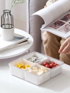 Elegant Compartmentalized Snack Dish Sealed