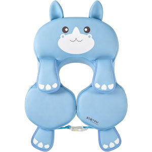 KLEYOU | Quick-Dry Non-Inflatable Anti-Tip Baby Swim Ring