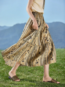MOHANYIMEI | Bohemian A-Line Skirt