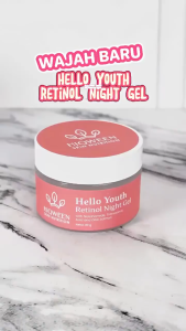 COD - HIQWEEN RETINOL NIGHT GEL REFORMULA 3 PCS Perawatan Facial Mencerahkan Memudarkan Flek Hitam Wajah Kusam Niacinamide Tranexamic