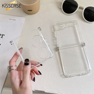 Kisscase Với khóa trượt Mỏng HD trong suốt vỏ điện thoại Cho Samsung Z Lật 5 Trường Hợp Bảo Vệ Cho Galaxy ZFlip5 Flip4 Flip3 TPU vỏ mềm Cho huawei oppo Samsung Galaxy P50 Túi oppo find N3Flip N2Flip 5G
