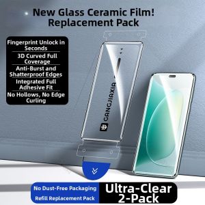 NINGLE | Curved Tempered Glass Full Screen Protection Film Shockproof Adhesive