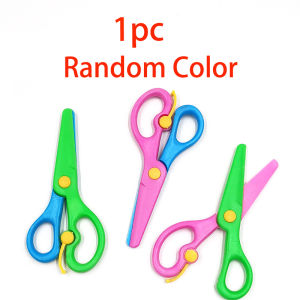1Pc Children Fine Motor Training Scissor Kids Safety Design Primary School Kindergarten Paper Cutting Tools Art Craft Scissors