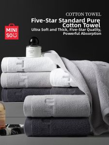 GOOJODOQ | Absorbent Non Shedding Cotton Towel For Men Adults