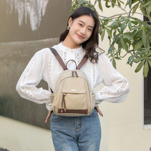 Women Small Backbags Outdoor Carry-on Backpacks Casual Daily Female Bags Durable Oxford Cloth Fashion Back Pack Korean Design Solid Color Waterproof Portable Bookbag Zipper Pockets Lightweight - Lazada