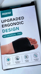 Miếng đệm xương bàn chân ASRAM Upgrade Ergonomic Orthopedic Gray METATARSAL PAD giảm đau xương gai xương đau nhức bàn chân của Mỹ
