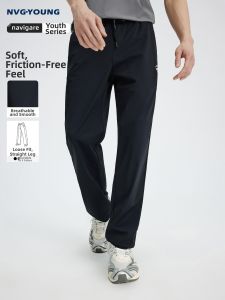 Navigare | Trendy Summer Lightweight Straight Cut Mens Casual Trousers