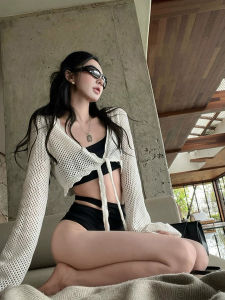 ZHILU | Ice Silk See-Through Tie Breathable Sun Protection Shirt