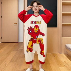 SHAPRA | Cool Weather Long Sleeve One-piece Pajamas Cotton