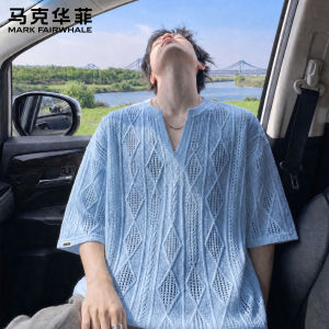 Mark Fairwhale | American Streetwear Knit Lightweight Loose Tee