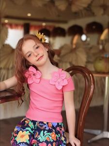 PPTOWN | Off-Shoulder Floral T-Shirt