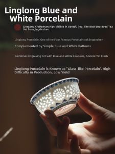 mornenjoy | Porcelain Jingdezhen Chinese Style Tea Set For Gifting