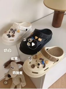 รองเท้าหัวโต รองเท้าส้นหนา รองเท้าแตะ พื้นนิ่ม 🌻 [ส่งเร็วพิเศษ!] SHO-H-24 พร้อมส่งจากไทย