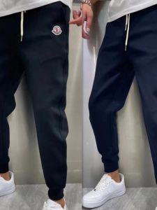 Spring & Fall New Arrival Embroidered Slacks Trendy Minimalist High Quality Easiest for Match Loose Skinny Jeans Elastic Ankle-Tied Harem Sweatpants