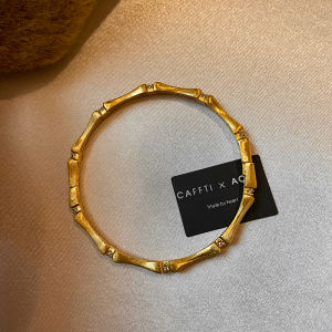 BINGBAO | Antique Bamboo Knot Inlaid Diamonds Bracelet for Women
