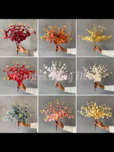 Eucalyptus Bunch Bouquet Plant High Quality Artificial Flowers Home Wedding Decor Ornaments Various Occasions Decorative
