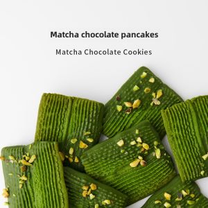 Matcha Chocolate Thin Biscuits Tea Ceremony Grade Snack Souvenir Half Satiety Three Points Matcha Lovers Must Try Cookie Gifts