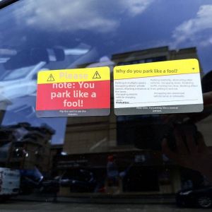 JOYCS | Funny Creative Parking Reminder Car Stickers