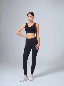 Annie-Sport Sports Bra Women Korean Style Plus Size Quick-drying One-piece Seamless Double-layer Yoga Sport Bra Women Casual Breathable Running Ringless Push-up Sports Bra