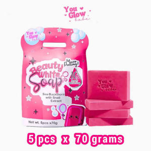 You Glow Babe Beauty White Soap with Sea Buckthorn & Snail Extract - 5 Bars x 70g