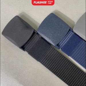 Flashee Ikat Pinggang Tactical Nylon Kanvas Gesper Tactical Army Anti Metal Detector