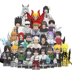 Cartoon Animation Akatsuki Shinobi Konoha Third Generation Ninja Brick Mini Figure