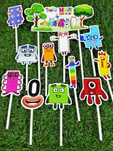 Topper Cake Angka Untuk Pesta Anak-Anak