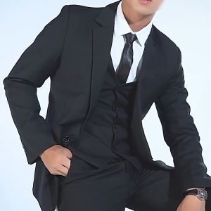 British Style Slim Suit, Casual Suit for Men, Business Casual Suit Jacket, Korean Small Suit Vest