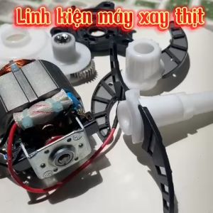 Lưỡi dao máy xay thịt Gali 1918 1920 1912 bằng inox 4 cánh sắc bén motor dây đồng nhông kim loại bền bỉ