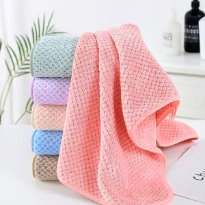 Vaka.shop ผ้าขนหนู ผ้าขนหนูผืนเล็ก ผ้าเช็ดหน้า ผ้าเช็ดผม ขนาด 26*56cm คละสี