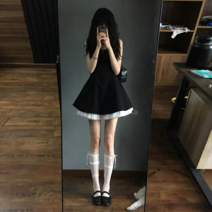 SUSIEYUAN | Elegant Black Puffball Dress